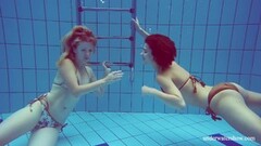 Cute Marusia and Melisa Darkova underwater lesbos Thumb