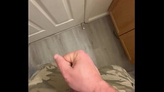 hard cock, cock ring, oiled handjob, solo, hard cum Thumb