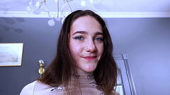 Saggy tits slut Ellie Wain'_s first interracial double anal penetration from five black cocks EKS337 Thumb