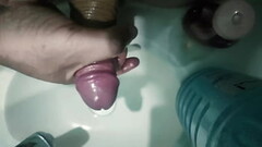 Fetish and massage in the bathroom sink moaning and waiting for the pleasure of a happy ending from bad wolf28 Thumb