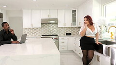 Horny Housewife Natasha Nice Takes Interracial DP Pounding GP2908 Thumb