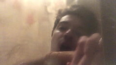 Slutty Twink Niko Springs Gets Dirty in Shower with His Dildo Thumb