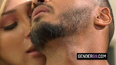 Hot tranny mistress Angelina Please intense interracial anal sex Thumb