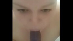 Sucking my favourite dildo Thumb