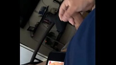 Jerking off to porn video Thumb