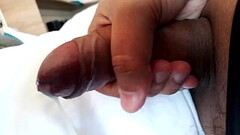 Jacking off my uncut cock, cumming. May 23, 2023. Thumb