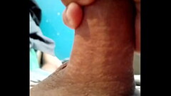 Jacking off my uncut cock, extreme closeup. May 17, 2023. Thumb