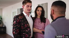 Bisexual gay threesome in the office with boss assistant and her boyfriend Thumb