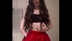 ladybird1468 - Very Horny femboy in minskirt masturbates Thumb