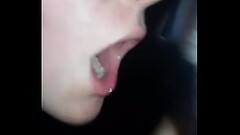 Emerald Lane sucks the cum right out of the tip Thumb