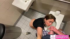 Girlfriend taken to public washroom and fucked and facialed Thumb