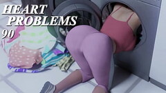 Oh no! She'_s stuck in the washing machine! &bull_ HEART PROBLEMS #90 Thumb