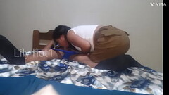 Camara oculta, este jovencito no sabe que lo grabe en un hotel Thumb