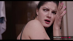 Petite Teen Francesca DiCaprio Roughed Up By Her Stepdad Cristian Clay &amp_ Punished by A Huge Dick Rough Anal Pounding - 4K teaser Thumb