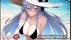 [ASMR Audio &amp_ Video] I get so WET and HORNY on are Beach Date!!!! My outfit gets so slippery it CUMS right OFF!!!! VTUBER Roleplay!! Thumb