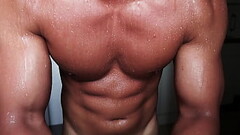 Just your boyfriend flexing for 20 minutes straight till he drools and sweats like raining Thumb