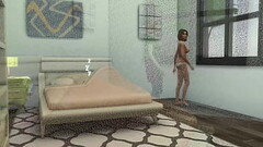 Stepdad creampie Stepdaughter after sharing the same bed because she was afraid of being alone - Porn Video Taboo Thumb