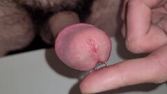 Frenulum edging and cum Thumb