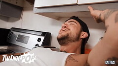 Sunny D &amp_ Tommy Watch Gabriel Fixing The Sink Until He Notices &amp_ Makes A Sexual Move To Them - Twink Pop Thumb