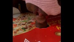 Stepdaughter and mum paid the delivery guy in kind because we couldn'_t pay him ( [Full video on Premium And Direct Purchase)] Thumb