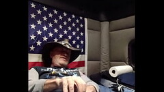 This Cowboy  has a Big Dick Thumb