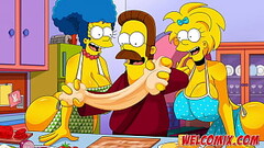 Flandis Fucking The Simptoons Hotties! Pepperoni pizza! The Simptoons Thumb
