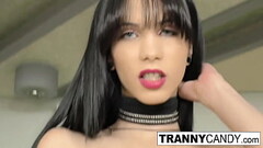 Sexy brunette trans babe masturbates for you Thumb