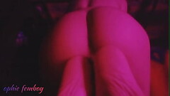 horny femboy twink pleasures himself while showing his ass Thumb