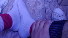 SMELL MY SWEATY WHITE SOCKS AND MY DIRTY FEET Thumb