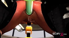 Fuck me hard. Sex with a sci-fi android in the lab Thumb