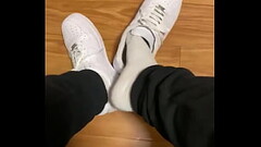 My feet after a day of walking, anyone want to lick them? Thumb