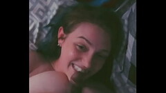 White girl slutted titty fucked cumshot facial we can&rsquo_t get caught by her boyfriend Thumb