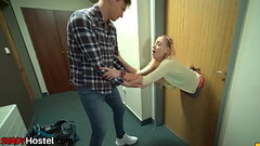 3some smalltits teen fucked in hostel room after throating Thumb