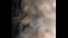 Creamy Pussy sucking Thumb