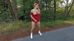 Meryledyxxx sexy vestido rojo toc&aacute_ndose Thumb