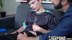 Step Fills His Cute Stepson Ass with His Dick and Cum - CreepDad Thumb