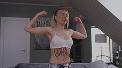 First DP by two fat cocks in narrow holes 18yo Daenerys Workholes Thumb