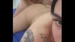 he couldn'_t take it, he stuck it and he already came in my ass Thumb