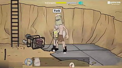 Fuckerman - Construction site Animated 2D Cartoon Porn Gameplay Thumb