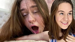 Hardcore Fuck With My Friend'_s Husband And Tasty Cumshot In The Mouth - Leria Glow Thumb