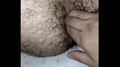Fingering my ass by my man Thumb