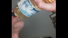 Chugging 1,5 litres of male piss, swallowing all until last drop part two Thumb