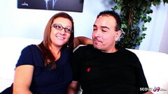 Echtes Reife Amateur Paar zum Porno Casting &uuml_berredet Thumb