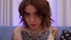 First DP for baby 19yo Little Ninja ! 3 fat dicks destroyed her holes Thumb