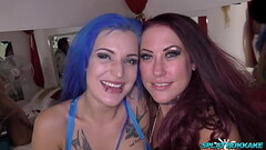 Gangbang fuck party with gorgeous Alexxavice and Tyla Moore Thumb