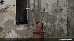 Restrained twink Jakwy Combe spanked by Sebastian Kane Thumb