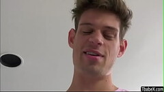 Blonde trans babe sucks studs bigcock Thumb