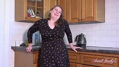 AuntJudys - Cookin'_ in the Kitchen with 50yo Voluptuous BBW Rachel Thumb