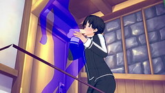 Sword Art Online Yaoi - Kirito Blowjob with cumshot in his mouth - Japanese Asian manga anime game porn gay Thumb