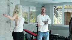 Blanche Bradburry and Nicole Love DPd in Interracial Gangbang GP2090 Thumb